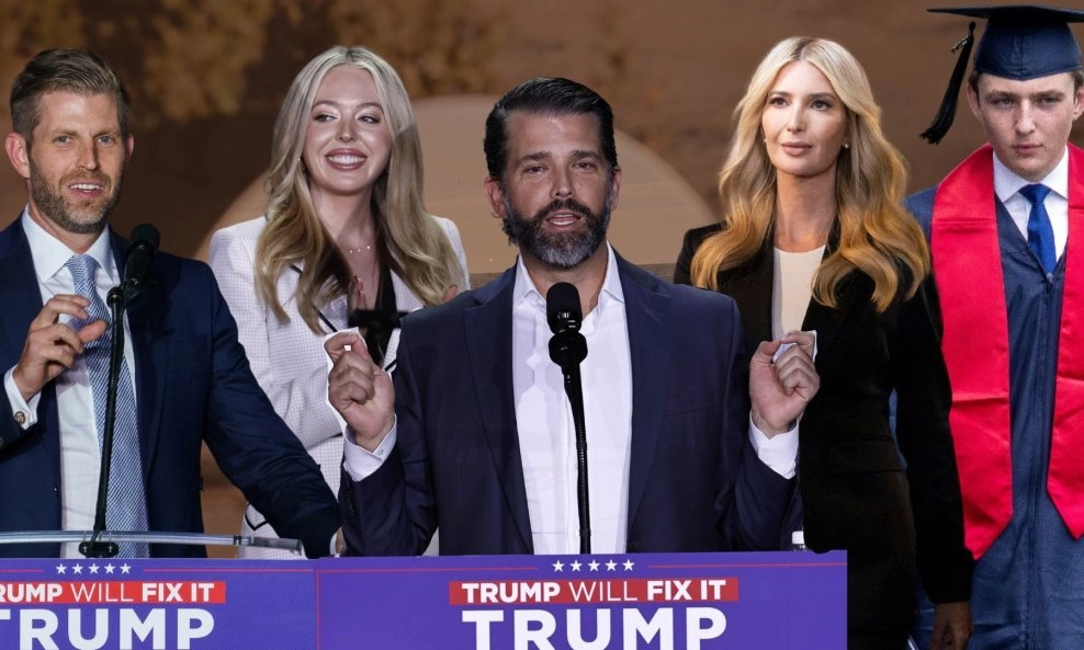 Tko su djeca Donalda Trumpa: U tri braka dobio je tri sina i dvije kćeri, a jedna je miljenica